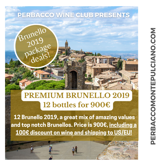 Premium Brunello di Montalcino 2019 bundle, 12bts