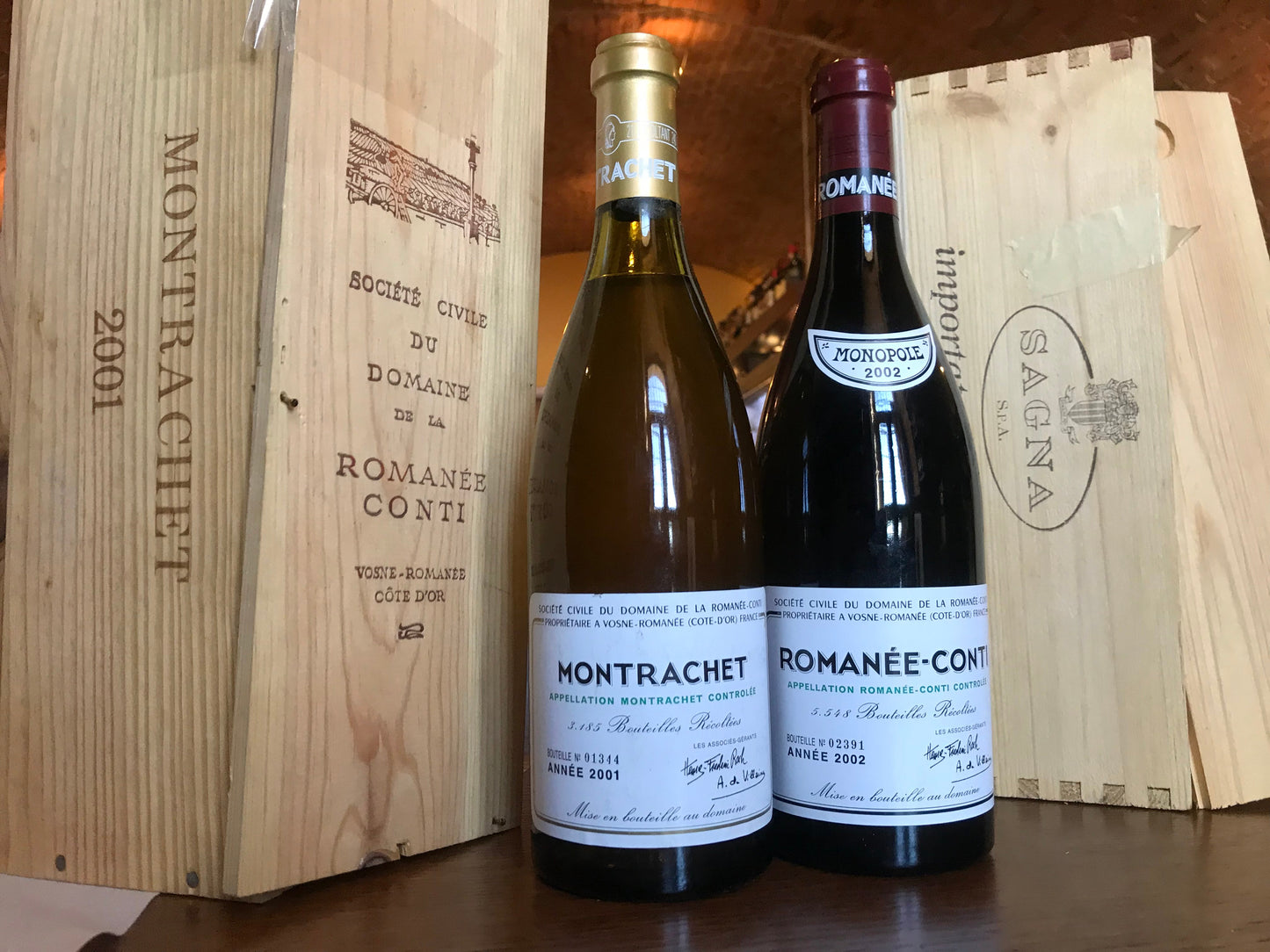 Domaine de la Romanée-Conti Romanée Conti grand cru monopole 2002 OWC