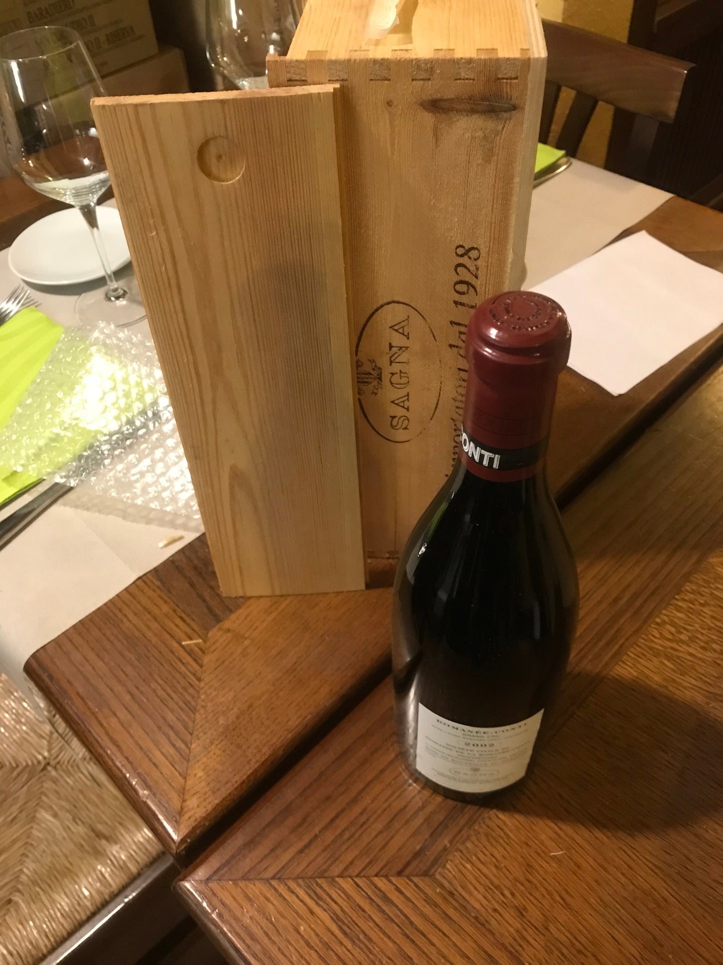 Domaine de la Romanée-Conti Romanée Conti grand cru monopole 2002 OWC